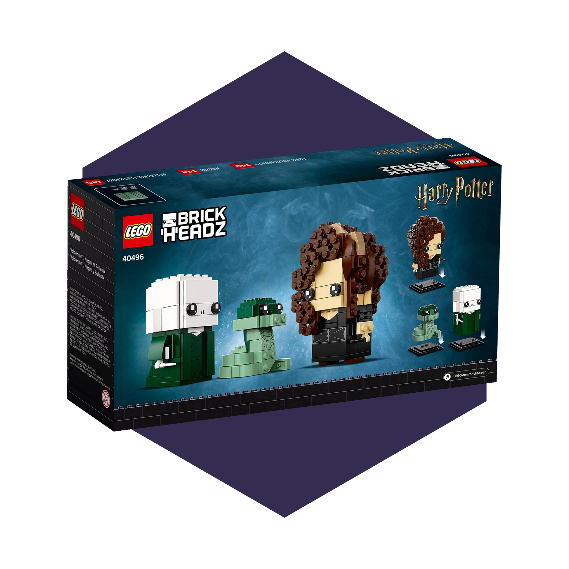 LEGO® BrickHeadz 40496 Voldemort™, Nagini & Bellatrix