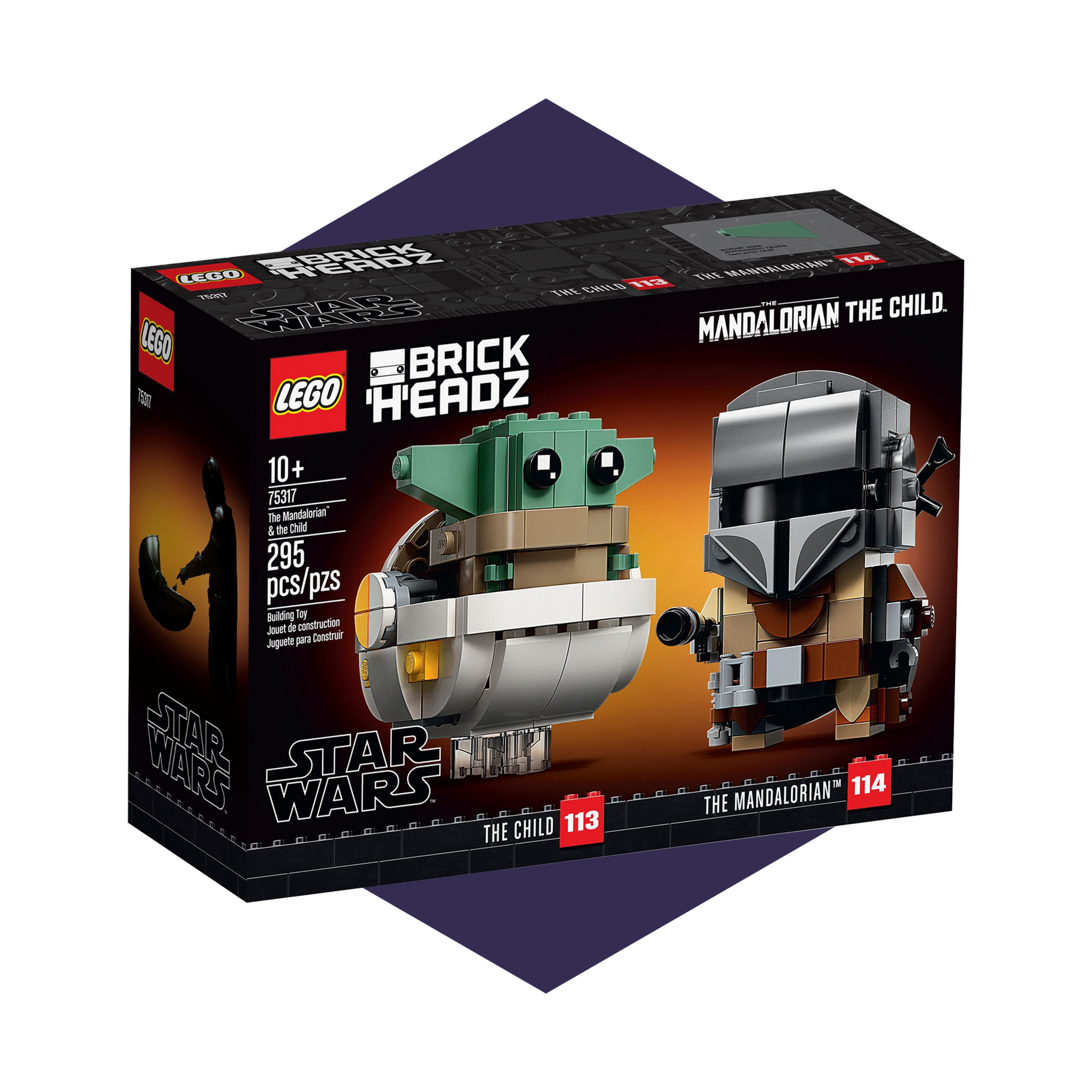 LEGO® BrickHeadz 75317 Star Wars: Der Mandalorianer™ und das Kind